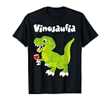 Dinosaufia Sprüche Damen Wein Junggesellinnenabschied T-S