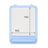 Whiteboard RENJUN- Hängende magnetische Wiederverwendbare Desktop Tragbare Kunststoff-weiche Randnachricht for Kinder for Kinder Studenten Home Klassenzimmer 7.4x10.6