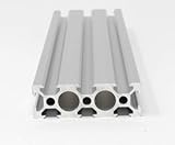 V 2060 Extrusionsschlitz aus eloxiertem Aluminium, 6 Profil, 20 x 60 mm, 8 Stück