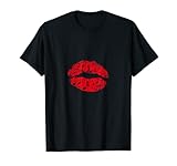 Kiss Lips Notes Musikliebhaber T-S