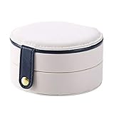 luckxuan Schmuckkasten Schmuck-Box for Frauen Mädchen Schmuck Organizer Box kleine Schmuckschatulle for Mädchen Reisen Schmuck Organizer Reise Schmuckschatulle Schmuckkästen (Color : White)