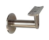 Edelstahl Handlaufhalter HLH-0030 gewölbte Auflage Handlaufträg