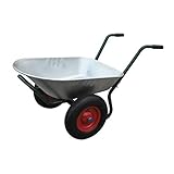 vidaXL 2-Rad Schubkarre Bauschubkarre Garten Hofkarre Arbeitskarre max.120kg 66L