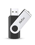 Netac USB Stick 128 GB Super Speed USB 3.0 100 MB/s Lesen für TV Aufnahmen, Switch, Tablet und PC Schwarz - U505 (1 Pack)