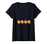 Damen Gitarrenplektren Gitarrendesign Gitarristen T-Shirt mit V