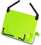 Blcnk Chi Musikständer Musikständer Einstellbar Buchhalter Schreibtisch Tragbare Bücherstände Winkel Einstellbar Buchständer Notenständer, 5 Farben Notenständer (Color : Grün)