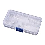 Conijiwadi Sonnenbrille Schraube Mutter Nose Pad Optical Repair Tool Kit Set für Brillen B