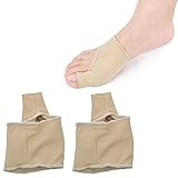 TOE Separator Corrector Ballenzeh Corrector mit Gelkissen, Schutz für große Zehen, Hallux Valgus, Bandage für Ballen, um Druck und Schmerz, 2 Stück