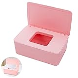 Baby Tücher Fall Aufbewahrungsbox für Feuchttücher Fall Toilettenpapier Box Tissue Feuchttücher Spender mit Deckel Feuchttücherbox Serviettenbox Mit Deckel Kunststoff Feuchttücher für Zuhause und Bü