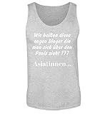 Generisch Enge Dinger: Asiatinnen | Erotik - Herren Tanktop -XXL-Sport Grey (Heather)