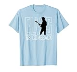 Elvis Presley Offizielles 68 Comeback rotes Schild T-S