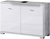 Wohnorama Waschbeckenunterschrank 2-TRG Pool von Bega Beton/W