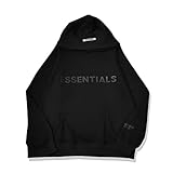 Fear of God Essential Hoodie Pärchen Rundhals Mode Hoodie Plus Samt Große Größe Brust Brief Rundhals Sweater Lose Casual Sweater Unisex
