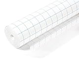 HERMA 7005 Buchschutzfolie selbstklebend (5 m x 40 cm, transparent glänzend) reiß- und wasserfest, aus umweltfreundlicher Polypropylen-Folie für dauerhaftes Einbinden, 1 R