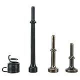 FreeTec Drucklufthammer-Aufsätze, 4-teiliges Set, glättet pneumatische Luftmeißel mit F