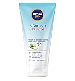 NIVEA SUN After Sun Sensitiv SOS Creme-Gel (175 ml), kühlendes After Sun Gel mit hautberuhigender Wirkung, Hautgel mit Bio-Aloe Vera und Antioxidans für sensible H