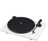 Pro-Ject Primary E, Audiophiler Plattenspieler mit ingetriertem Phonovorverstärker und schaltbarem Phono/Line Ausgang, Weiß