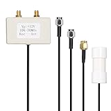 Funien Aktives Mini-Whip-Antennenmodul Mittel- und Kurzwellen-Aktivantennensystem Funkempfänger DC9-15V Stromversorg mit 10KHz-30MHz Arb