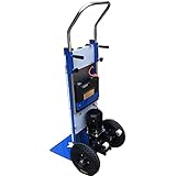 CHRYS Zusammenklappbare Sackkarre Elektrisch 200 kg Kapazität,800 W Treppensteiger sackkarre elektrisch Arbeitssparender Trolley,Bodensteigmaschine zum einfachen Bewegen von Möbeln Treppensteig