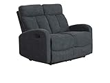 Mirjan24 Relaxsofa Encanto 2, Funktionscouch, Funktionsofa, Relaxcouch, Komfortsofa, Fernsehsofa, Wohnzimmer Couchgarnitur, Sofagarnituren Polstersofa (103-32 (grau))
