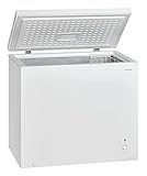 Bomann GT 7338 Gefriertruhe Tiefkühltruhe, 202 Liter Nutzinhalt, Gefrierkorb herausnehmbar, Kueltruhe Freezer Tiefkuehltruhe klein Temperaturbereich: ≤ -18°C, weiß