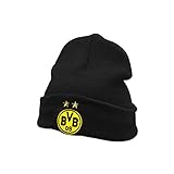 Borussia Dortmund BVB-Beanie (schwarz) für Kinder one S
