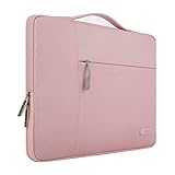 MOSISO Laptop Aktentasche Kompatibel mit MacBook Pro 16 A2485 A2141 2021 2020 2019,Pro 15 A1398,15-15,6 Zoll Notebook,Polyester Multifunktion Sleeve Hülle, R