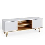 Vicco Lowboard TV-Board Fernsehtisch Neptune Sideboard Skandinavisch weiß E