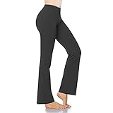 CARXIU Yoga-Hose für Damen, Bootcut-Leggings, Bauchkontrolle mit versteckter Tasche, kniebesicher, nicht durchsichtig. - G