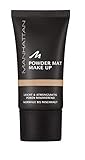 Manhattan Powder Mat Make-up, Mattierendes Puder und Foundation in einem, Farbe Warm Sand 83, 30