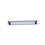 happet AquaLED Aquarium LED Beleuchtung, Aquariumleuchte für Ihre Zierfischaquarien ALS Aquariumlampen und Aufsetzleuchte im Süßwasser ALS Tageslicht und Pflanzenlicht einsetzbar (LB09, 28-38 cm)