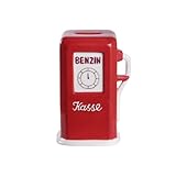 Spardose „Benzinkasse“ (Kermik * Mit Schloss * 9,5 x 8 x 15 cm)