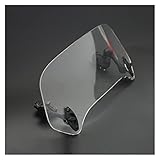 Motorcycle Windshield Klare Motorradverlängerung Tour Windbildspoiler Einstellbar Luftstrom Deflektor In Windschutzscheibe Hinzufügen (Farbe : Mini A)