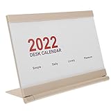 2022 Desktop Kalender Tisch Kalender: 2022 Chinesischen Lunar Kalender Neue Jahr Selbst Stehend Flip Kalender für Büro Schule Zu H