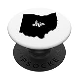 Ohio Shirt Damen Herren Kinder Geschenk Wurzeln Staatskarte Home Love Kid PopSockets mit austauschbarem PopGrip