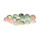 Natural White Welo Feuer Ethiopian opal AA Qualität 2 mm runde Form Cabochon kalibrierte Größe loser Edelstein|Natur Ethiopian Welo opal|Ethiopian Welo|Feuersteine ??für Schmuck