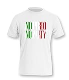 Luckja EM 2016 Trikot Italien Fanshirt No Pirlo No Party EM03 Kinder T-S