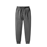 YTZL Herren Winter Fleece GefüTtert Warme Trainingshose Strumpfhosen Damen Grosse GröSsen GefüTterte Leggings Sherpa-Futter Winterleggings Jogginghose Freizeithose Sporthose Wanderhose Mit Kordelzug
