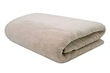 ZOLLNER Kuscheldecke, 100% Polyester, 150x200 cm, beig
