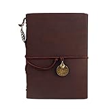 CZXKJ Albumsammlung 160 * 230 * 30mm Brown Fotoalbum Vintage Leder selbstklebend DIY. Sammelalbum-Hochzeitserinnerungen buchen Geburtstagsgeschenk Geschenke für ihn Hochzeitsfirma, Familie,