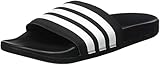 adidas Herren Adilette Comfort Pantoletten Sandalen, Schwarz Weiß Schwarz, 42 EU