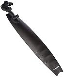 FISCHER Fahrrad MTB Spritzschutz hinten | mit Schnellverschluss | Montage ohne Werkzeug | schwarz | 20-29 Z