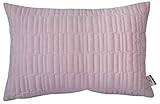 TOM TAILOR T-Quilted Velvet Kissenhülle, Stoff, Rosa, 40 x 60