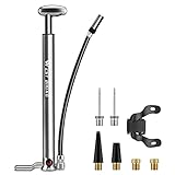 Mini Fahrradpumpe, Tragbare Luftpumpe Fahrrad Standpumpe, 160 PSI Hoher Druck Handpumpe kleine & leichte kompakt für Presta und Schrader und Dunlop V