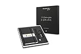 Moleskine-Set für Digitale Notizen mit Pen+ Ellipse, schwarzes Journal und schwarzes Paper-Tablett - Beinhaltet Smart Pen, kompatibles Digital-Tablett und gepunktet Notizbuch, Stiftmine, USB-Kab