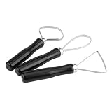 Luroze Keramik Schnitzwerkzeug, mit Stahlflachdraht 3 Stück/Satz Tonwerkzeuge, für DIY Keramik Tonskulptur tolle Geschenk