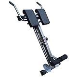 Bauch Rückentrainer Geräte Faltbar Römischer Stuhl Trainingsgeräte, Schwerlast Einstellbar Hyperextensionsbank Rückenverlängerung für das Bauchtraining zu Hause im Fitnessstudio, Lasten 150kg
