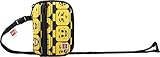 LEGO Bags Geldbörse mit Fahrausweis Fach, Kinderportemonnaie, Geldbeutel mit LEGO minifigures Heads Motiv, Portemonnaie für Kinder und Schüler, mit Handyfach und Reißverschluss Fächer, wasserabw