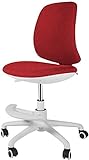XUANFEI Bürostuhl Swivel-Stuhl Bürostuhl Task-Schreibtisch-Stuhl Computerstuhl-Schreibtischstuhl (Color : Wine Red)