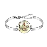 Edelstahl Armband Armreif Schmuck Geschenk Manschette Poliert Mode Geschenkbox Privatbestellung Stil Elegant Schlangen-Toucan-Faultier. für Männer F